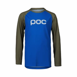 POC SPORTS Y's Essential MTB LS Jersey -POC Shop 52865 YsEssentialMTBLSJersey 8530 NatriumBlue EpidoteGreen 1 1