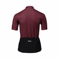 POC W's Essential Road Logo Jersey -POC Shop 53293 Ws EssentialRoadLogojersey 8358 Propylene Red DkPropyleneRed back