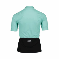 POC W's Essential Road Logo Jersey -POC Shop 53293 Ws EssentialRoadLogojersey LtFluoriteGreen FluoriteGreen 8311 back