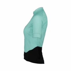 POC W's Essential Road Logo Jersey -POC Shop 53293 Ws EssentialRoadLogojersey LtFluoriteGreen FluoriteGreen 8311 side