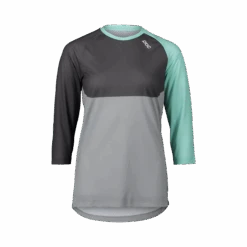 POC W's MTB Pure 3/4 Jersey -POC Shop Ws Pure 34 jersey 52848 LtFluoriteGreen SylvaniteGrey AlloyGrey 8320 1 1